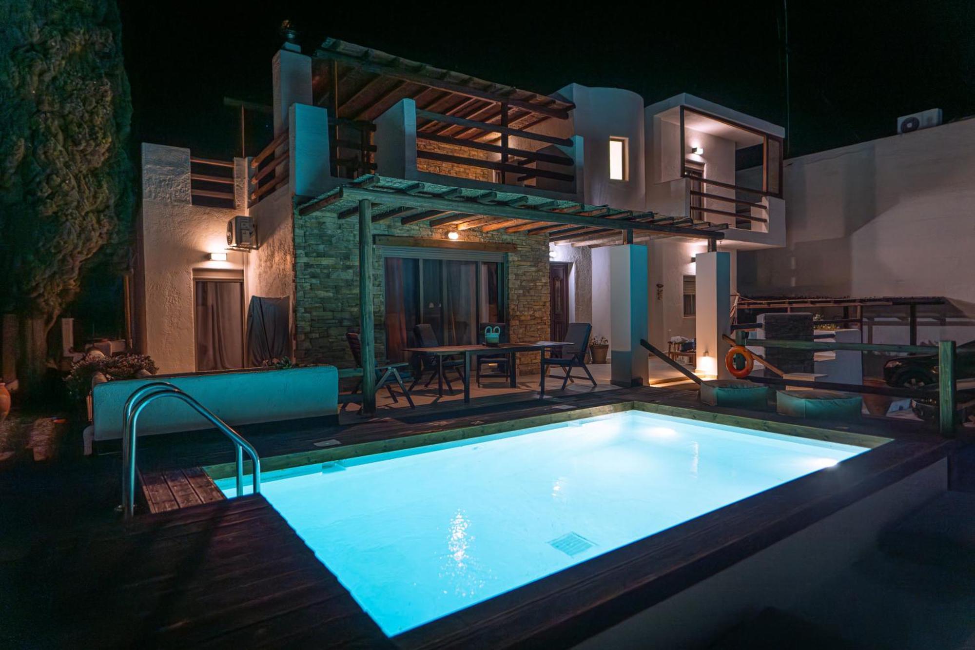 Apollonas & Sibylla Villa Chorio  Экстерьер фото
